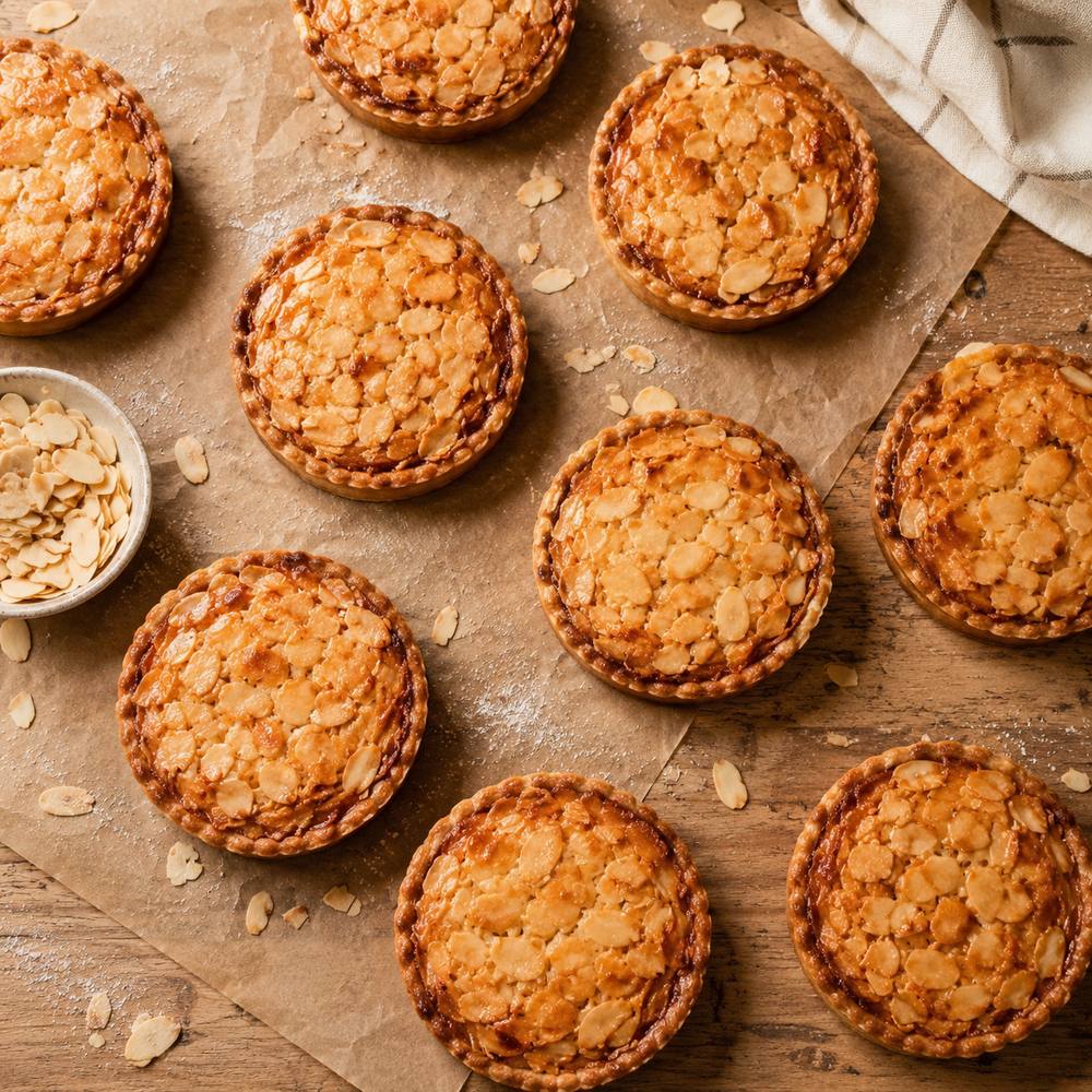 Almond mini pie — lifestyle