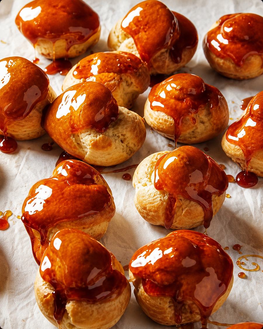 Caramel Puffs assortment