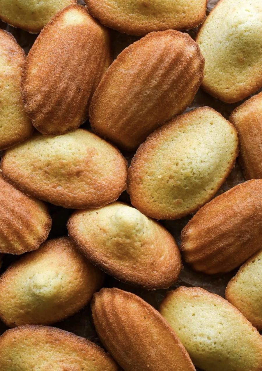 Madeleines close-up